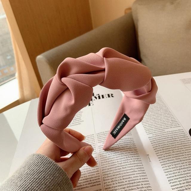 2023 Modieuze haarbanden met bloemenmotief voor vrouwen en meisjes, effen kleuren, designer brede haarbanden, haaraccessoires, hoofddeksels
