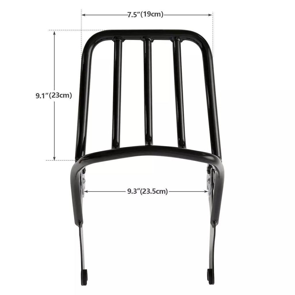 Motorcycle Two-Up Luggage Rack For Harley Heritage Classic Softail Street Bob Deluxe 2018-2025