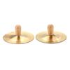 1 Pair Hand Cymbal with Knobs 3.5 In Finger Cymbal Kid Percussion-Instruments Musical Toy for Boy Girl Playing