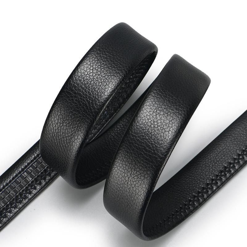 Microfiber Edging Automatic Buckle Belt  Men's Casual Belt  Men's Trouser Belt