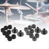 10 Pieces Cymbal Accessories Parts Drum Sleeves Cymbals Stand Pads for Show