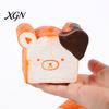 Bear Bread Squeeze Toy Toast Slow Rising Stress Relief Cartoon Expression Sensory Students Office Workers Anti-anxiety Gift