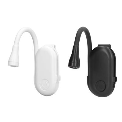 Book Reading Light Long Battery Life Book Clip Light Wide Lighting Range Flexible 5V 3W 3 Colors Levels Portable for Dormitory