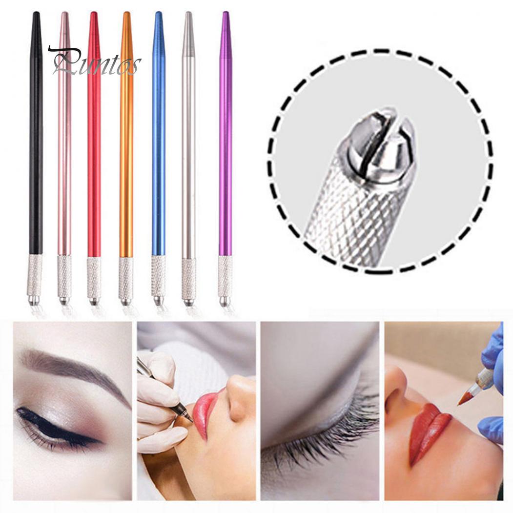 

Модная профессиональная перманентная татуировка бровей, ручная ручка, карандаш для микроблейдинга, машина для макияжа, инструменты красный