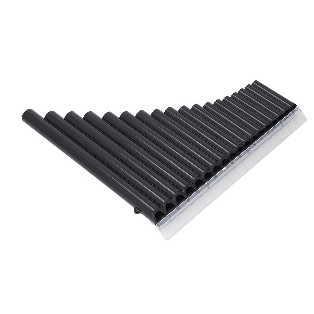 Pan Flute Instrument 18 Pipes Key of C Pan Pipe for Beginners Learning Teaching with Carrying Bag