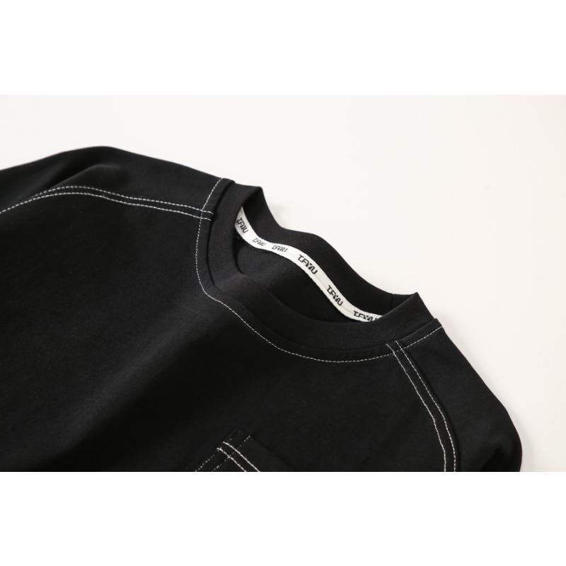 Kids Casual Loose Long Sleeve Solid Cotton Bottoming T Shirt For Boys And Girls