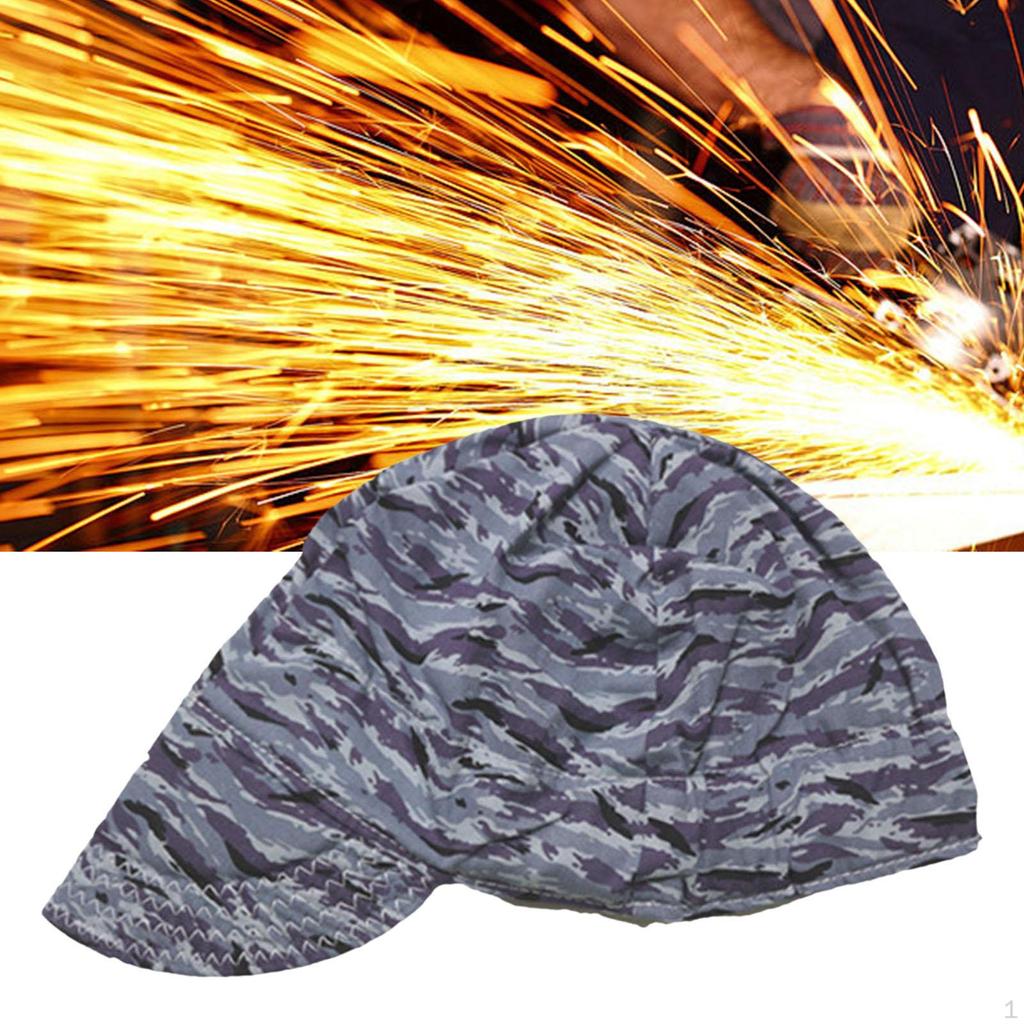 Welding Cap Flame Resistant Elastic Washable Headgear Reusable Head Protective Welders for