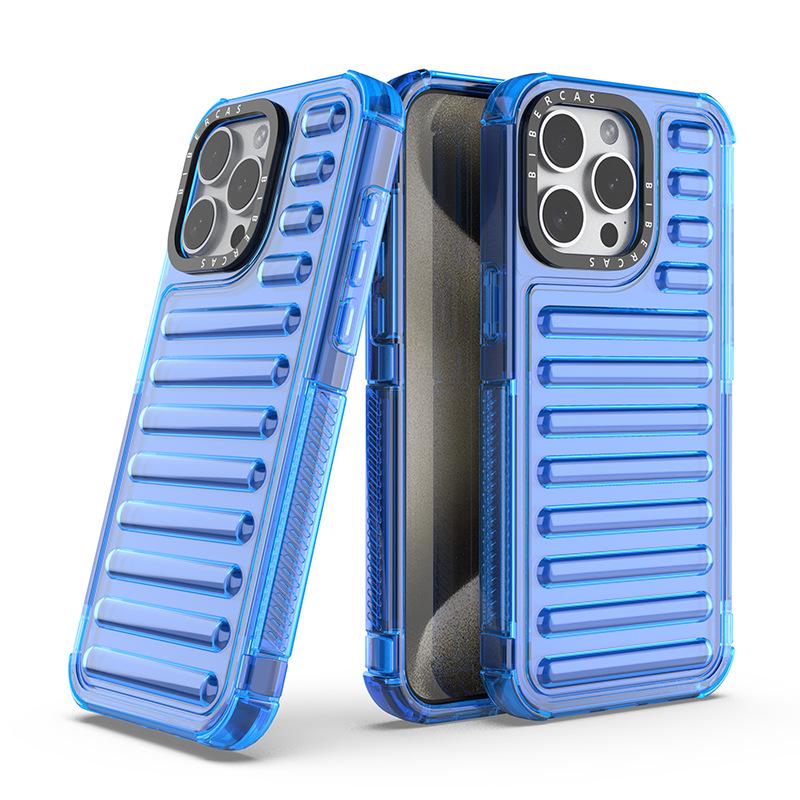iPhone 17 Pro Max Anti-Fall Transparent Protective Case for 15/16 Plus 15
