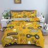 Cute Cat Bedding Set 2-3Pcs Bedroom Quilt Cover Set Single Double Size Polyester Duvet Cover Pillowcase for Adult Boy Girl