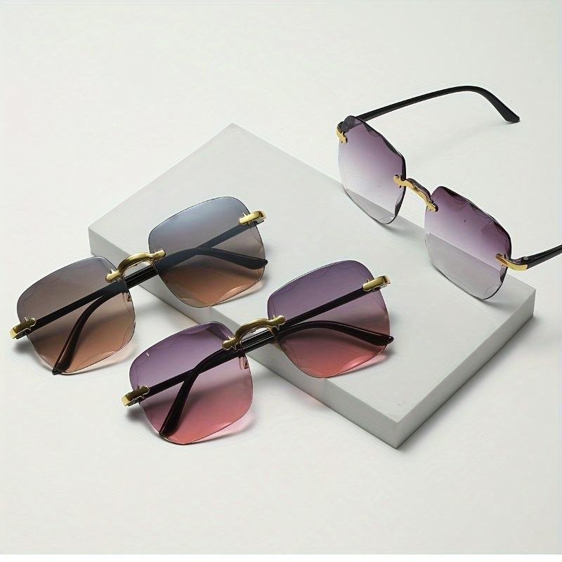 2pcs/3pcs/4pcs Geometric Pattern Retro Casual Glasses Suitable for Hiking in Summer