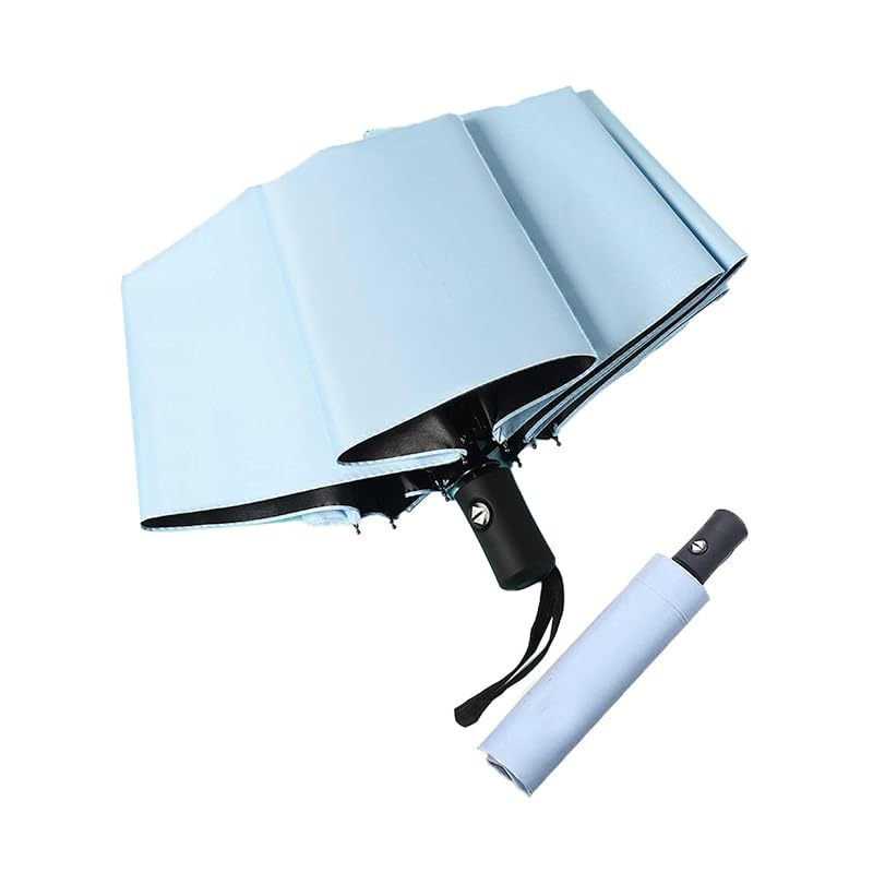 

[QuesLete.]Folding umbrella automatic For rainy weather UV cut heat shield one push automatic open/close lightweight compact parasol UV protection
