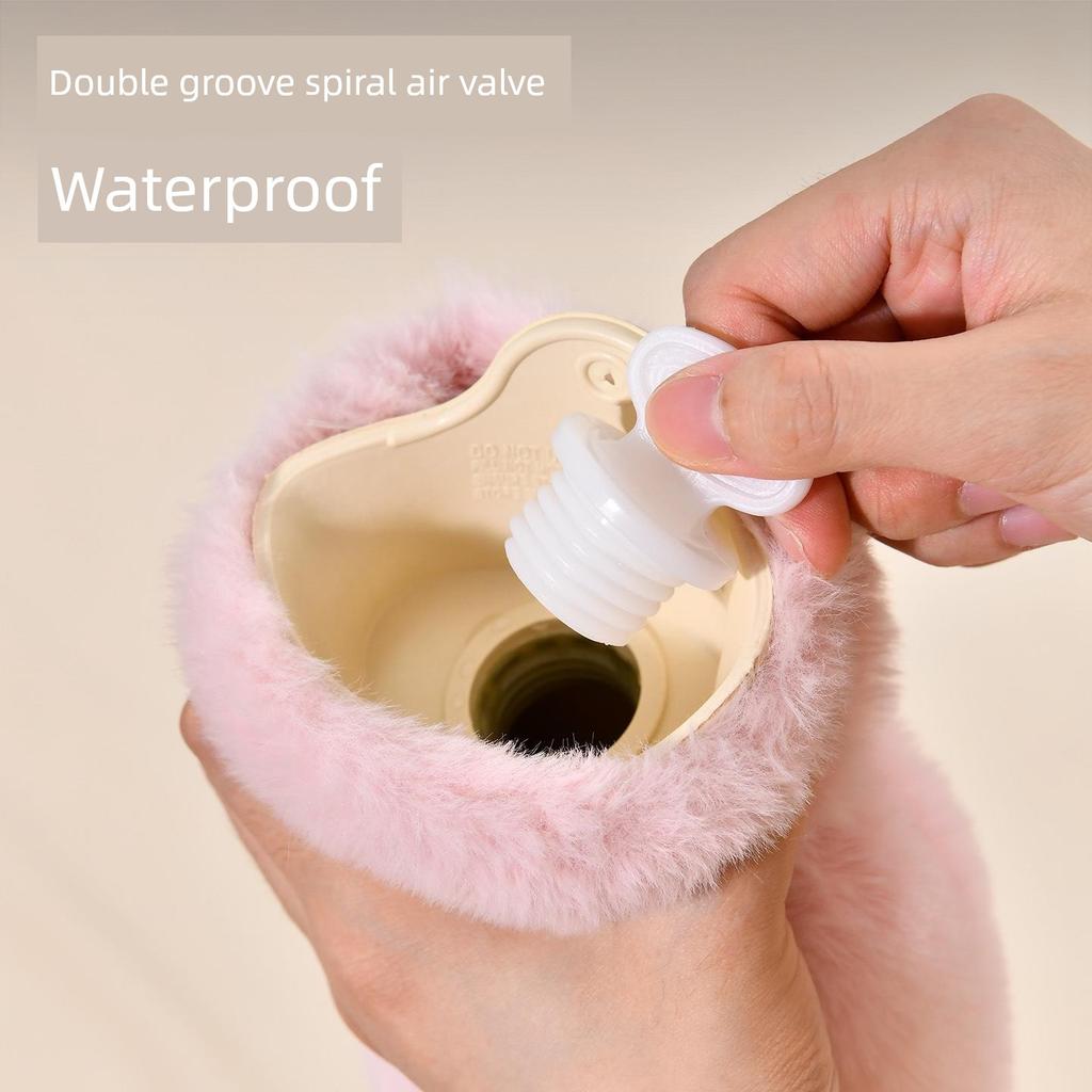 Long Large-Sized Extra-Long Hot Water Bottle for Sleeping, Warming Bed and Feet, Thickened Explosion-Proof Hot Water Bag