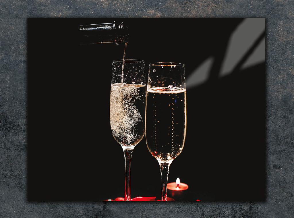 SZKLANA DESKA DO KROEJNIA 30x22 WINO