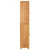 Storage Furniture Set with Storage Compartment and Door Brown Wood Based Material