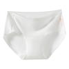 5Pcs/Set Cotton Women Panties Sexy Underwear White Girls Briefs Solid Soft Panty Breathable Underpants Mid Waist Female Lingerie