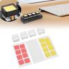 4PCS Double Layer Keycaps with Transparent Cover   Removable Stickers ABS Mechanical Keyboard Replacement Keycaps
