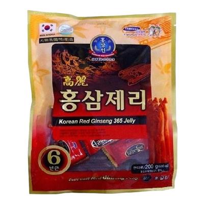 Red Ginseng Jelly 6-Year-Old Red Ginseng Jelly Stick Jelly Health Gift 4 Pcs 200g