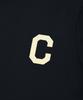 COVERNAT WOMAN Crop Cool Cotton C-Logo T-Shirt Navy