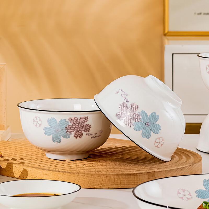 Haoya Jingdezhen Ceramic Rice Bowl Set