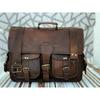 Handbag Shoulder Laptop Messenger Satchel Bag (Travel Case) Leather Men's