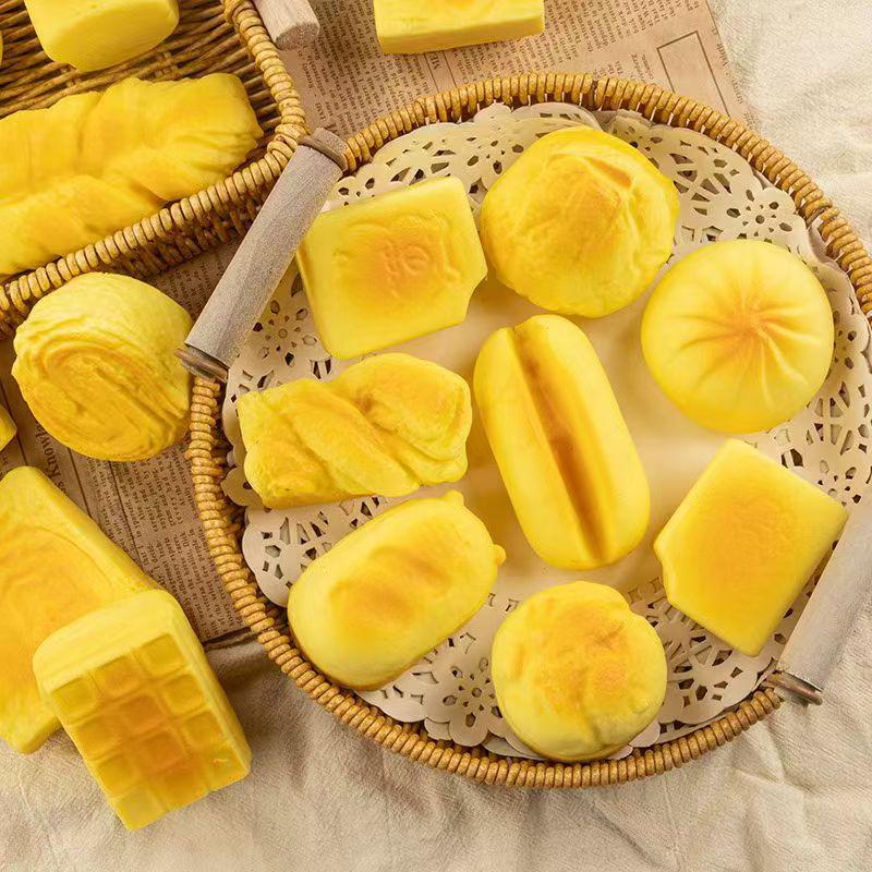 Squeeze Toy Tearable Bread - Slow Rebound Prop for Photography & Stress Relief