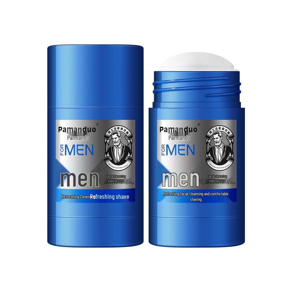 Мужской увлажняющий стик для бритья - Увлажняющий смягчитель бороды и освежающее средство для умывания лица