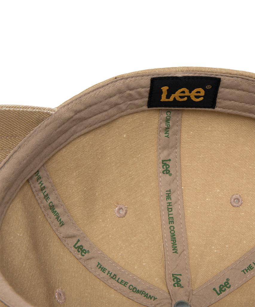 LEE Small Twitch Logo Pigment Ball Cap Beige