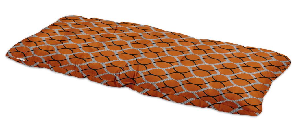 Vargottam Printed Outdoor  Bench  Cushion  Lounger Water Resistant Lounger  Bench  Seat Garden Furniture Patio Front Porch Decor and Outdoor