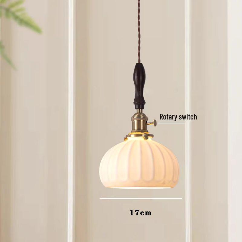 

Перезаряжаемый медный керамический подвесной светильник в стиле середины века