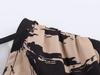 2026 Frühling Europäischer & Amerikanischer Stil Schlankmachendes Bedrucktes V-Ausschnitt Taillenbetonendes Kleid