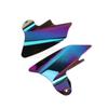For Harley Electra Glide Road King Street Glide FLHX 1998-2007 Motorcycle Reflective Saddle Shield Mid-Frame Air Heat Deflector