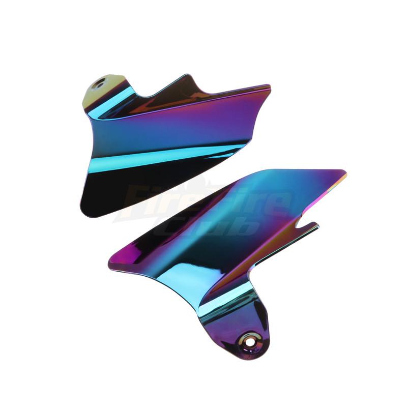 For Harley Electra Glide Road King Street Glide FLHX 1998-2007 Motorcycle Reflective Saddle Shield Mid-Frame Air Heat Deflector