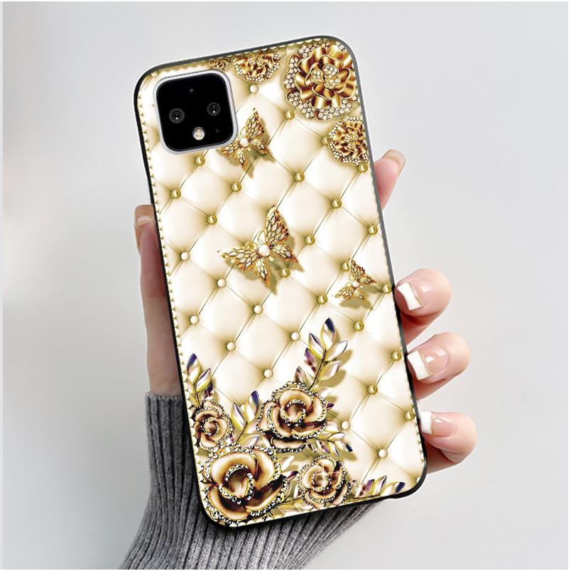 Casing For Google Pixel 4 / 4XL /4 XL Super-Thin Slim Case Aesthetic Luxury Cute Cool Boys Girls Black Matte Soft Silicone Cover
