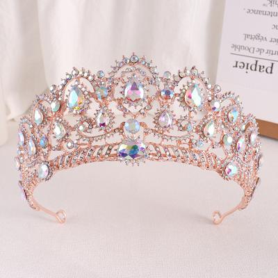 Bridal Crown Baroque Rhinestone Crown Wedding Dress Accessories Bride Wedding Headdress