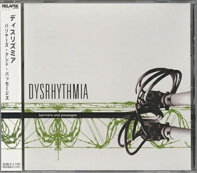 

CD DYSRHYTHMIA - barriers and passages YSCY1046 Relapse Japan 2006 Japan Rock Used