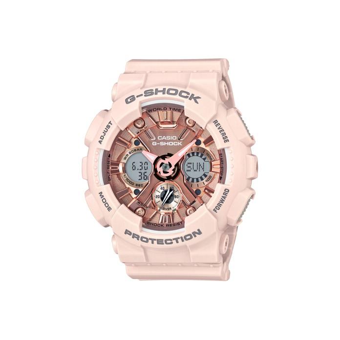 

Casio Gift Box Night Running Spirit Versatile Dopamine Waterproof Shockproof Quartz Movement Resin Strap Watch Women watches Gold GMA-S120MF-4A Single Watch,Random Watch Box