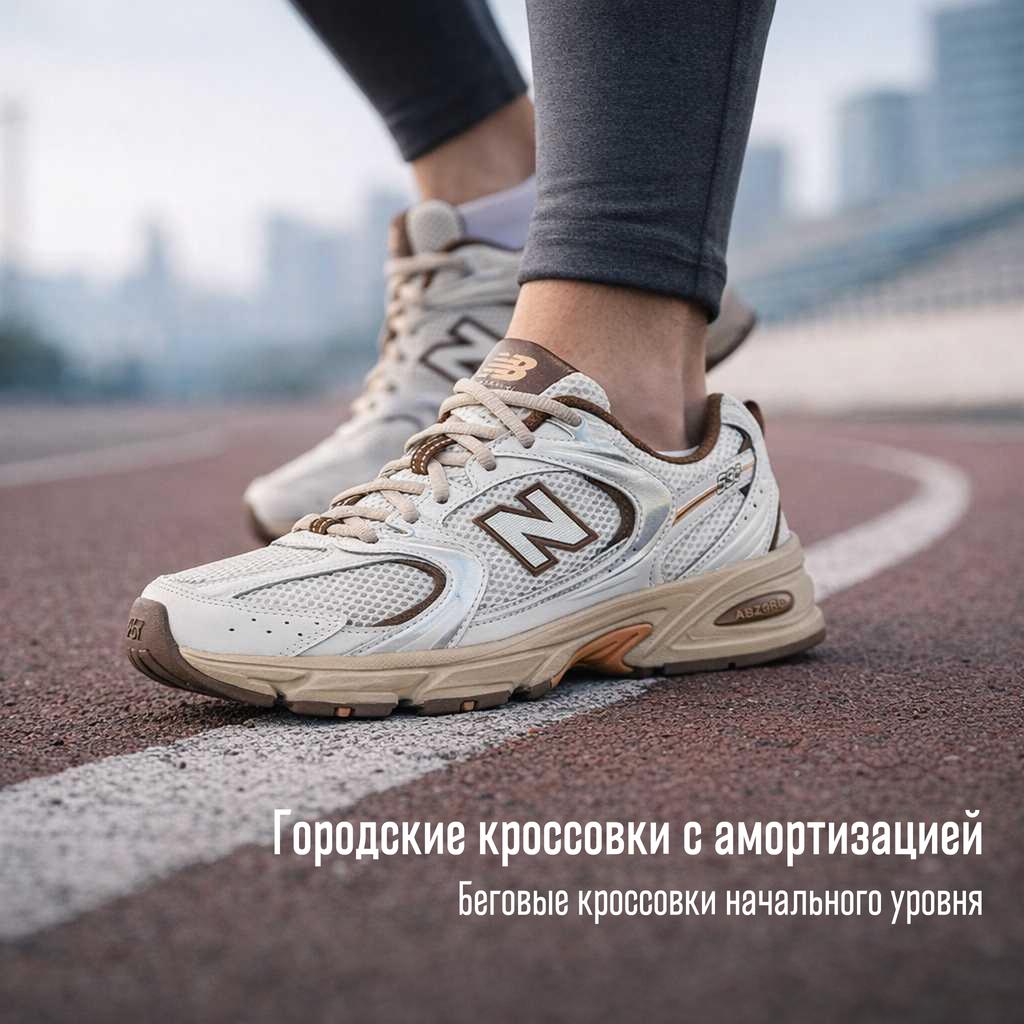New Balance 530 Niko and ... Unisex Sneakers Off-White Brown MR530NI