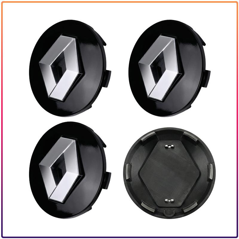 4Pcs 56MM Car Badge Emblem Wheel Center Hub Caps Rim Hubcap Cover for Renault Dacia DUSTER Megane 2 3 Clio 4 Captur Kadjar Fluence