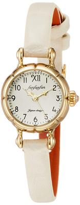ALIAS Watch F3 Classic Analog Waterproof Leather Strap FP003BE7 Women's White