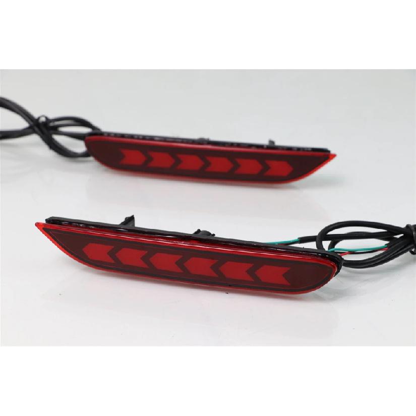 1Pair Multi-function Car LED Reflector Lamp Rear Fog Lamp Tail Rear Bumper Light Brake Light For Nissan Teana Altima 2019 2020