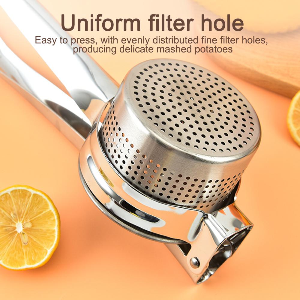 Masher Ricer Press Stainless Steel Potato Ricer Fruit Juicer Lemon Squeezer Crusher Potato Masher Home Kitchen Gadget