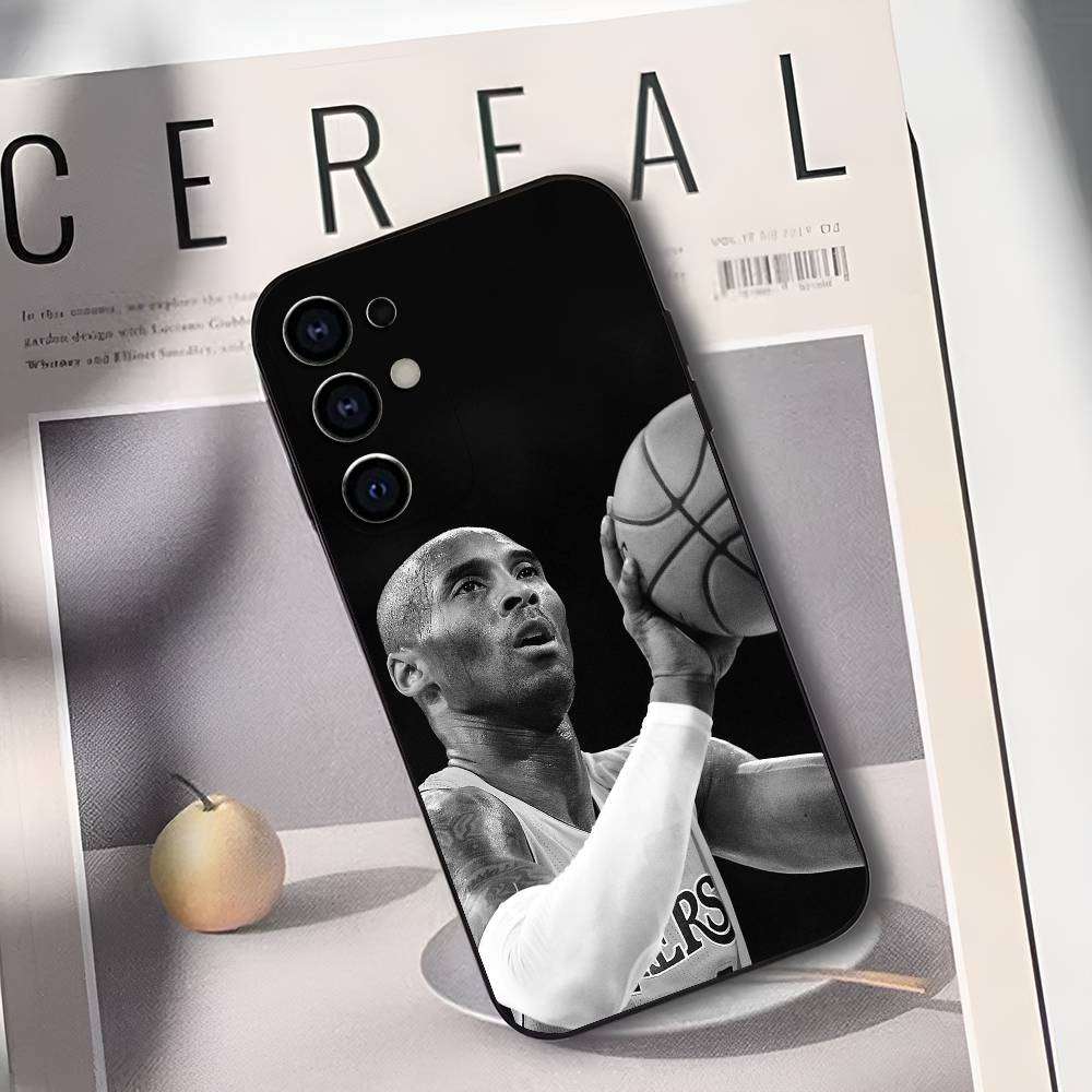 Basketball K-Kobe B-Bryant 8 24 Phone Case For Samsung S25,S24,S21,S22,S23,S30,Ultra,S20,Plus,Fe,Lite,Soft Black Cover