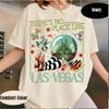 Das Wunderbare Zauberer Hemd Kein Ort wie Las Vegas Grafik-T-Shirt Gelbe Ziegelsteinstraße Inspiriertes Hemd Auf zum Zauberer Fan-Geschenk