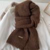omen's  Scarf - Winter Warmth,Soft Breathable & Windproof,Embroidery/Textured Design, Stylish Bohemian Chic Winter Scar