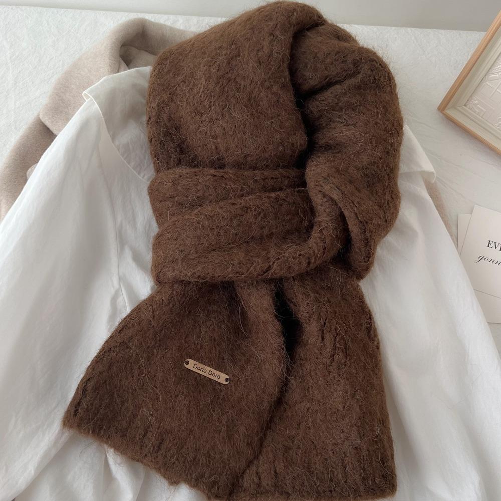 omen's  Scarf - Winter Warmth,Soft Breathable & Windproof,Embroidery/Textured Design, Stylish Bohemian Chic Winter Scar