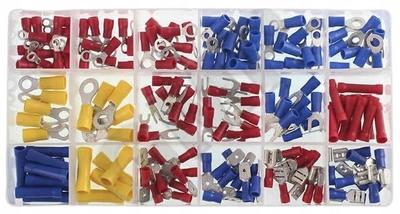 Connectors Terminals Sleeves Insulated Electrical Set 175 Pcs