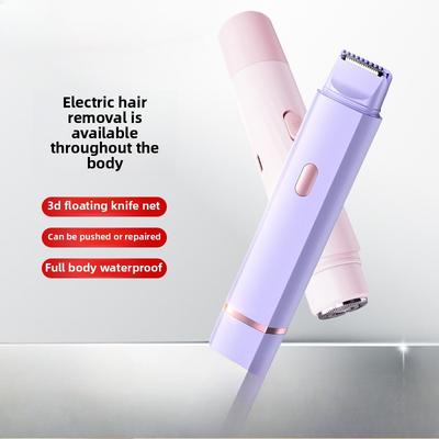 Rasoir à Double Tête pour Dames, Rasoir Électrique Ménager, Tondeuse à Cheveux pour le Corps Entier, Machine à Raser