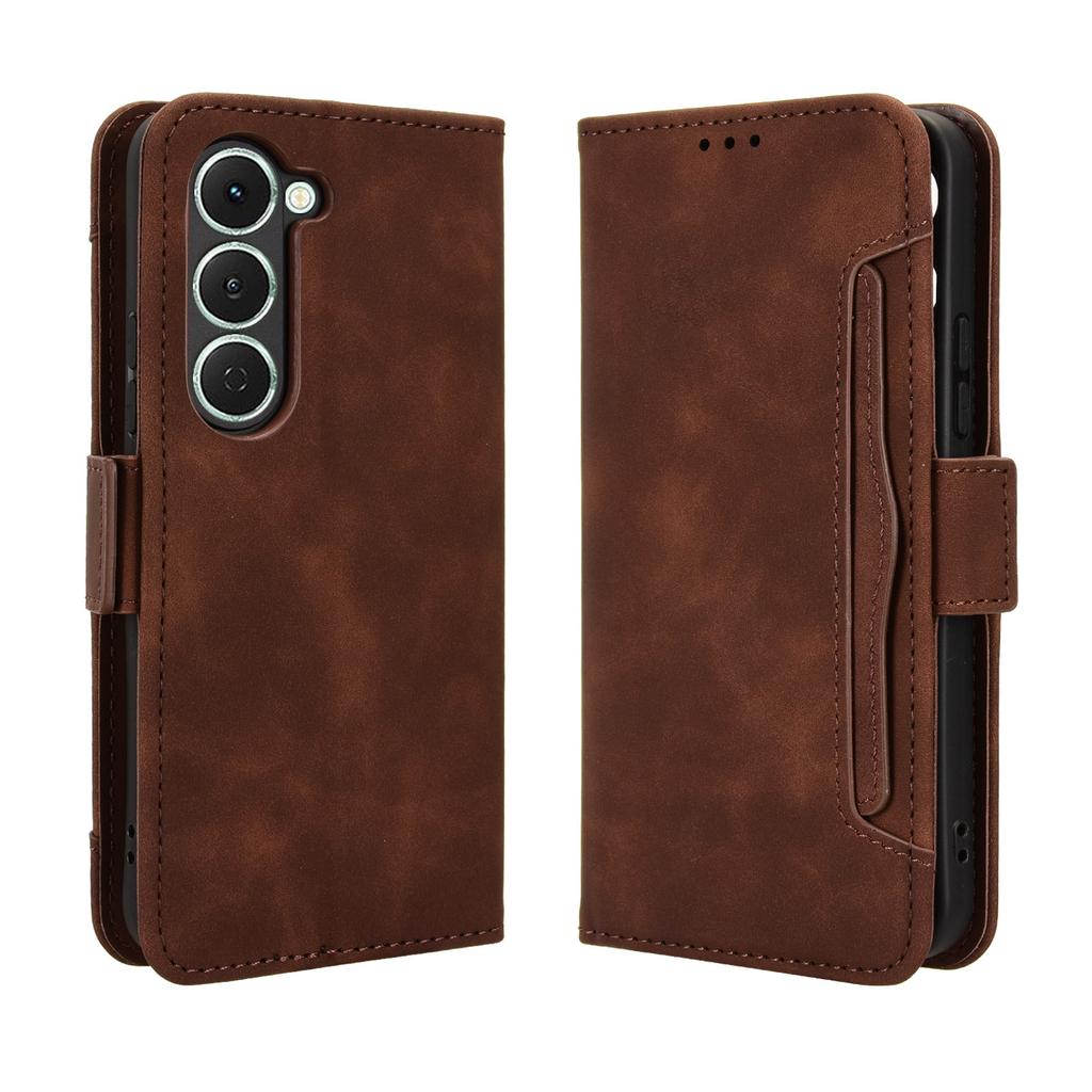 For TECNO Spark 40 Pro 4G Leather Case Phone Wallet Cover with Multiple Card Slots