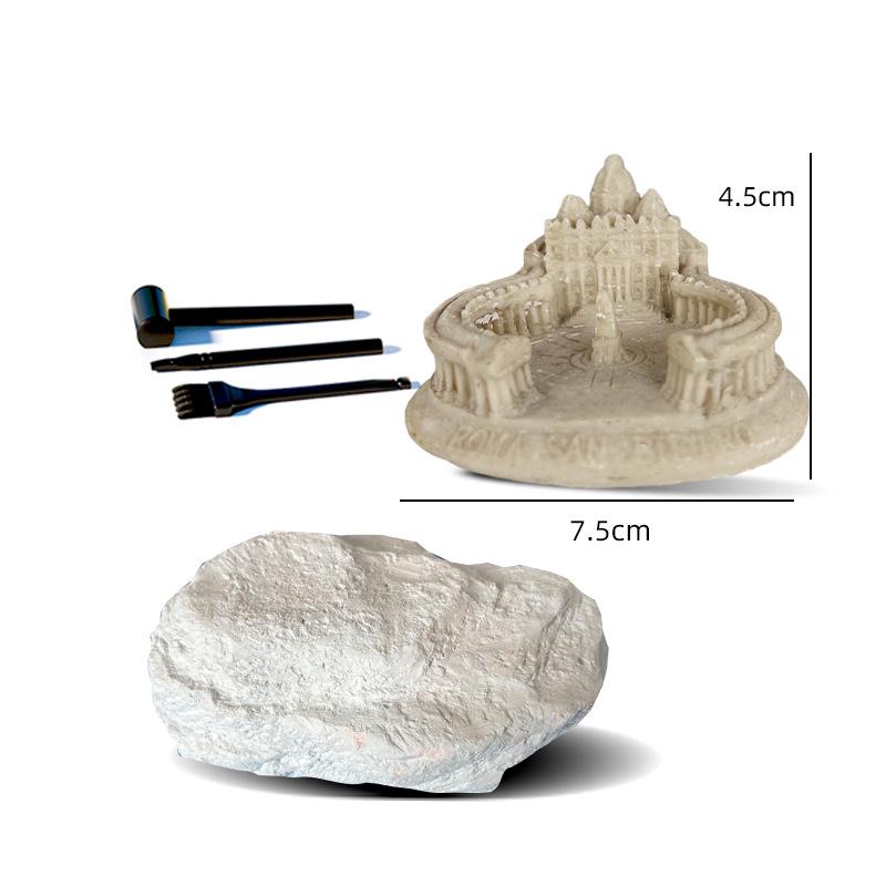 World Wonders Educational DIY Pyramid Archaeology & Fossil Science Toys for Kids