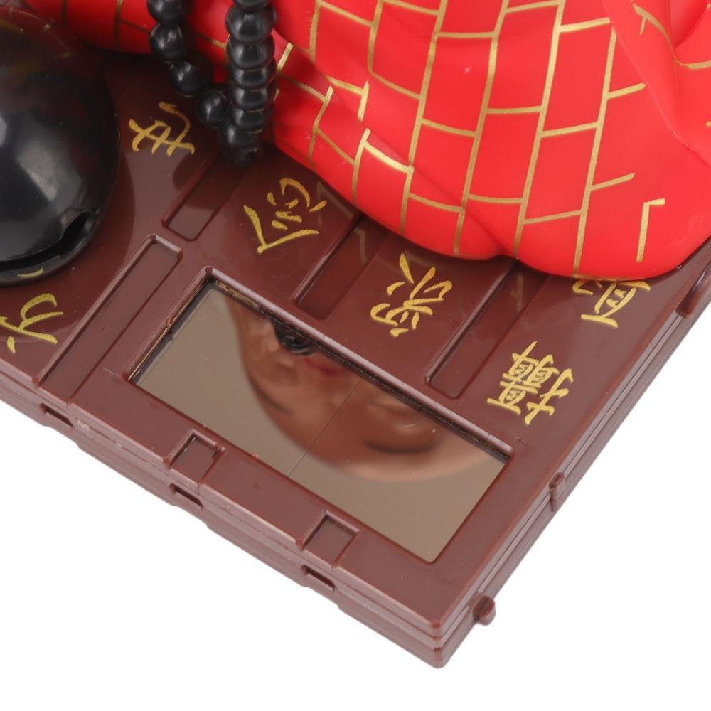 Plastic Solar Monk Dashboard Figurine Auspicious Desktop Monk Decor  Living Room Table Decoration
